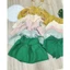 Set áo babydoll phồng, áo hai dây cột, quần short cho nữ mặc đi chơi, màu siêu xinh, phong cách tiểu thư, dễ thương