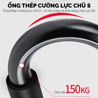 BỘ 2 CÁI Dụng Cụ Hít Đất, Chống Đẩy Chữ S Tại Nhà, Văn Phòng (hàng loại 1)