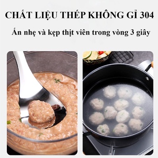 Dụng cụ làm thịt viên, cá viên. Thìa làm mọc viên tròn chống dính