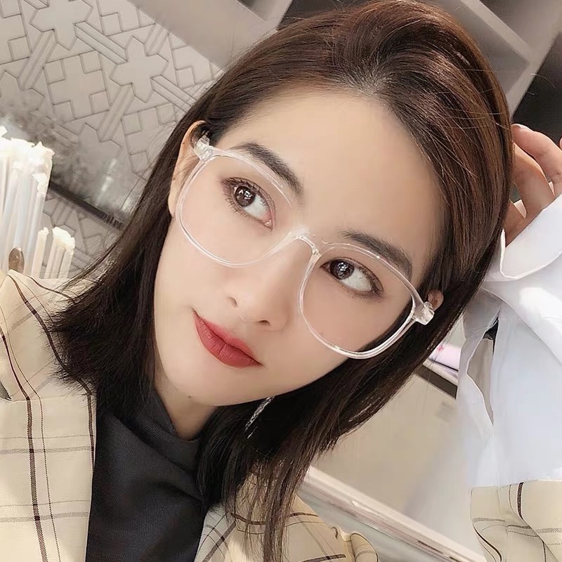 Kính cận thời trang nam nữ mắt kính không độ gọng tròn chống tia UV phong cách Ulzzang đẹp giá rẻ HANASO 026
