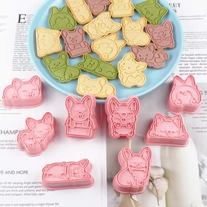 Cc Nhựa Cắt Bánh Quy Nhật Bản Corgi Hình Chó Bánh Quy Khuôn Hình Động Vật Dễ Thương