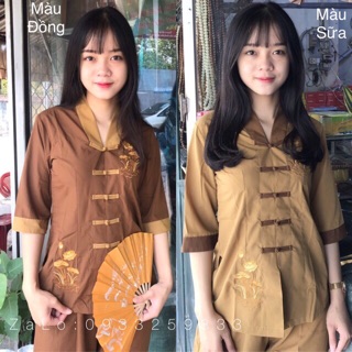 Đồ Lam Đi Chùa # La Hán Phối # Quần Áo Nữ # Đồ Bộ