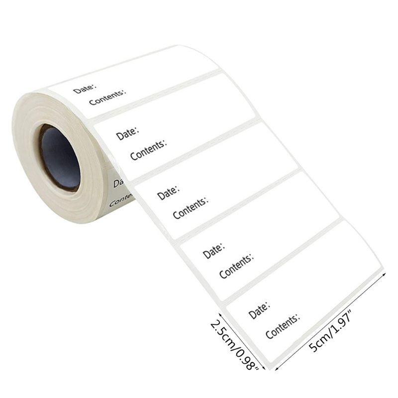 Cuộn 500 Miếng Dán Đánh Dấu Ghi Hạn Sử Dụng Trong Tủ Lạnh