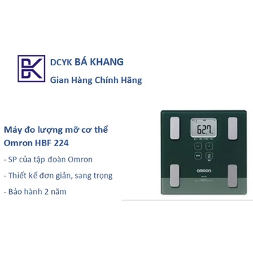 (hỏa tốc) Máy đo lượng mỡ cơ thể, cân sức khỏe Omron HBF 224