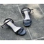 Giày sandal nữ cao gót 2 phân quai mảnh gót vuông mũi vuông thời trang hàn quốc đẹp cao cấp Ann models _A34