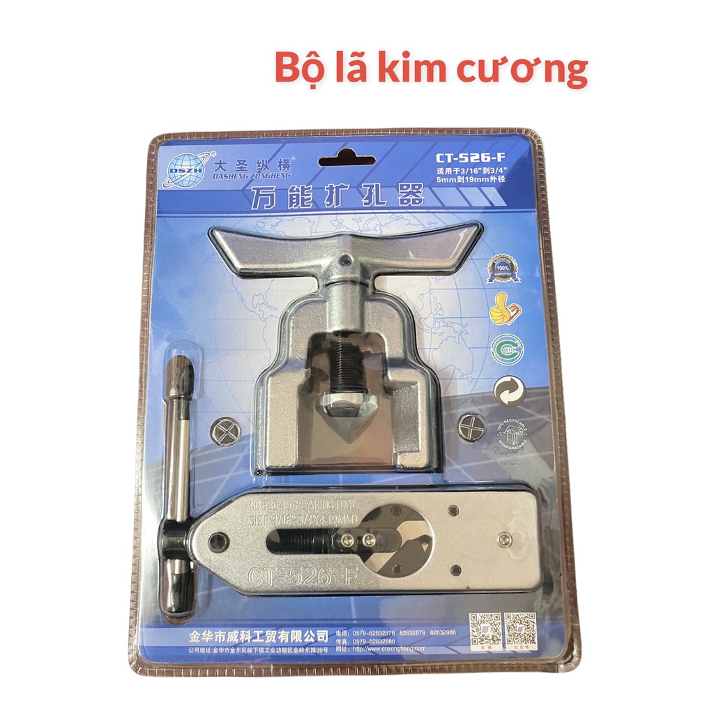 (VTĐL)Bộ lã ống đồng kim cương CT526 cao cấp
