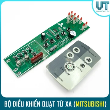 Bộ mạch điều khiển quạt từ xa MITSUBISHI cho QUẠT CÂY QUẠT ĐỨNG LV16-RT / RR / RS / RV... ( Chính Hãng )