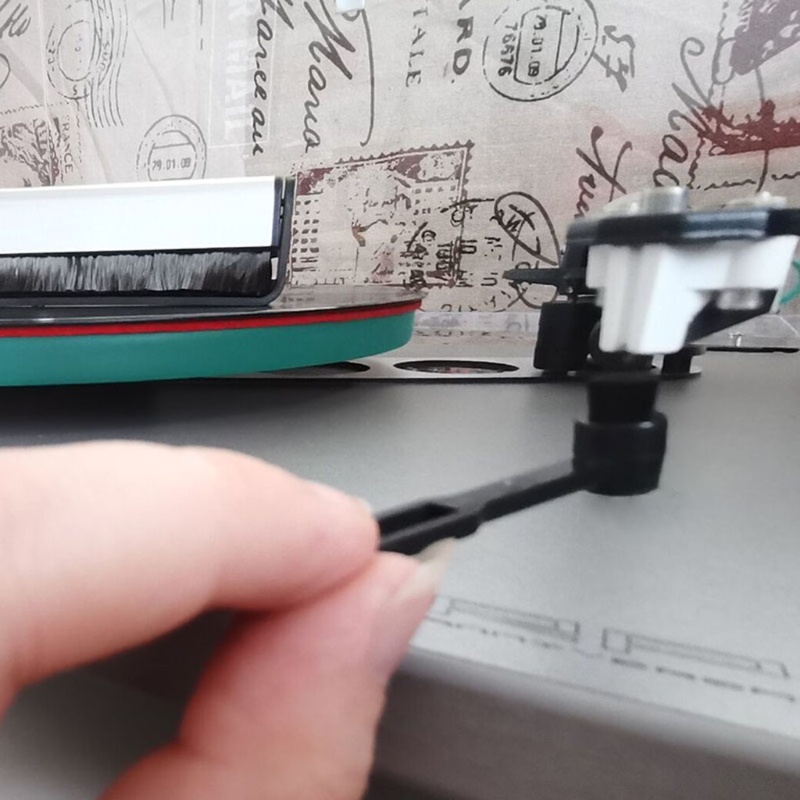 Bộ dụng cụ vệ sinh đĩa than vinyl chống tĩnh điện 2 trong 1 chuyên dụng
