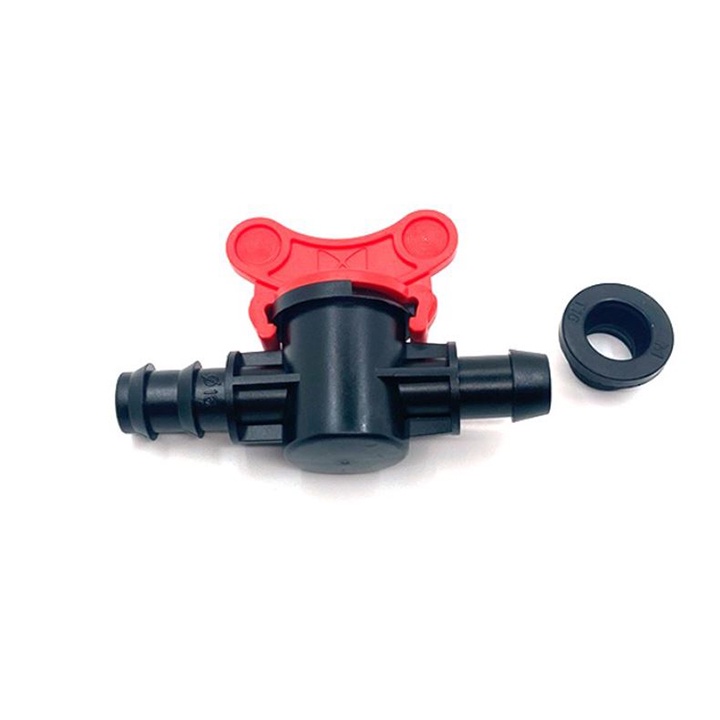 Van khởi thủy ống LDPE 16mm, 20mm, 25mm ,32mm kèm ron cao su van khóa ống tưới