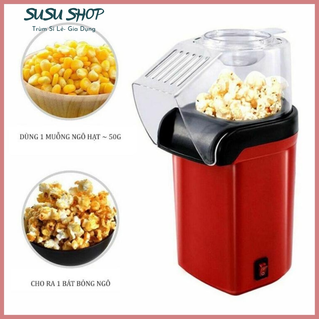Máy làm bỏng ngô làm bắp rang bơ Tại Nhà, Công Suất 1200W, kích thước ...
