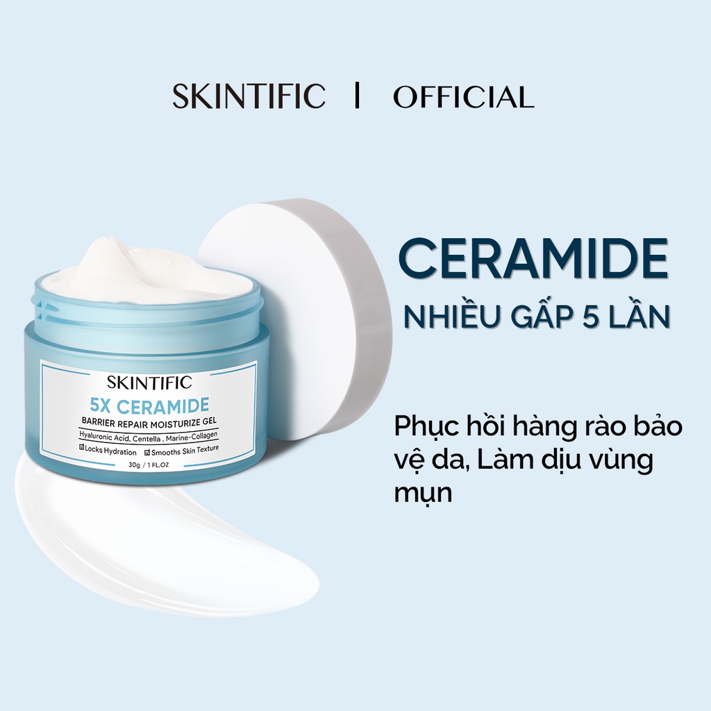 [Mua 1 tặng quà] Kem dưỡng ẩm phục hồi 5X Ceramide SKINTIFIC 30g (bán ...