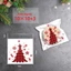Bao bì hoạ tiết, túi đựng bánh dán miệng 10x10+3, chủ đề Noel Giáng Sinh - BAKERY KING