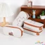 Túi đựng bút vải canvas sức chứa lớn in họa tiết gấu hoạt hình đáng yêu tiện lợi