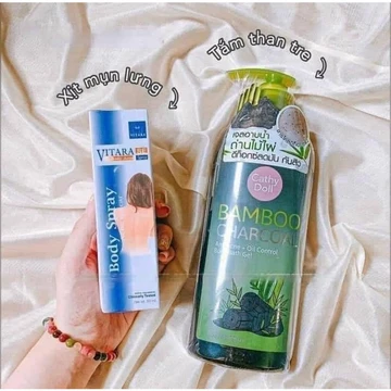 [Chỉ Bán Hàng Thái] Xịt mụn lưng thái lan, Xóa Thâm Mụn Lưng Sữa Tắm Mụn Lưng Vitara SE Body Acne Spray
