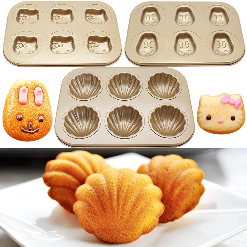 Khuôn làm bánh donut chống dính 6 ngăn tiện lợi