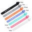 YRBWD 5 Chiếc 4 Lỗ Cáp Cuộn Dây Tai Nghe Dây Silicon USB Dây Buộc