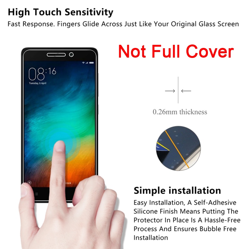 Dành Cho Redmi S2 Go 3S 3X 3 2 Phim Kính Bảo Vệ Cho Xiaomi Redmi 4X 4A 4 Pro Xiomi Cover Kính Cường Lực Trong Suốt Bảo Vệ Màn Hình