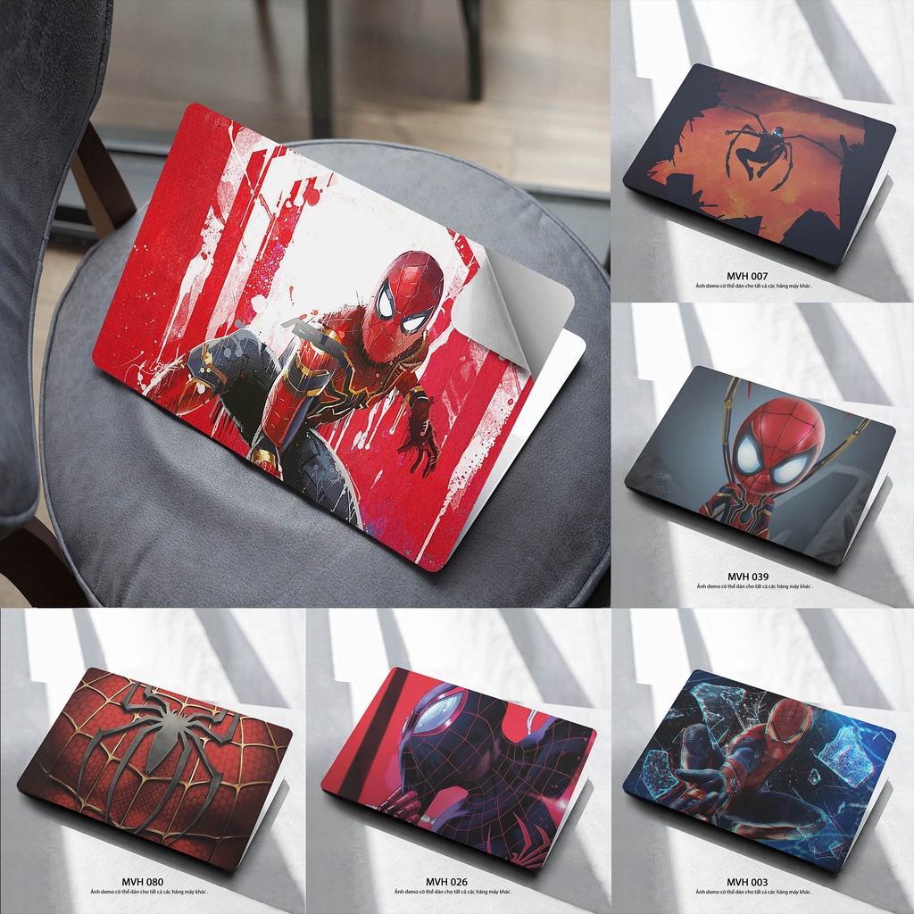Miếng Dán Skin Laptop Mẫu Spider Man - Decal Dán có cho Dell, Hp, Asus ...