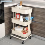 Kệ bỉm sữa Đa Năng 3-4 tầng, có Bánh Xe Đẩy LOẠI 1 (3 màu XANH - TRẮNG - ĐEN) - Gia Dụng Sài Gòn — ảnh 2