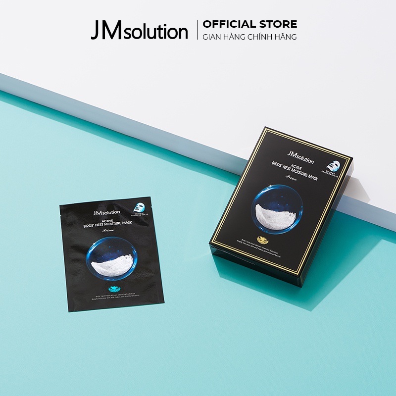 JMsolution Mặt Nạ Tổ Yến Active Birds' Nest Moisture Mask Prime 30ml - Dưỡng Ẩm Chuyên Sâu - Chính Hãng