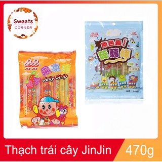 Thạch rau câu vị trái cây Jin Jin Đài Loan 390g