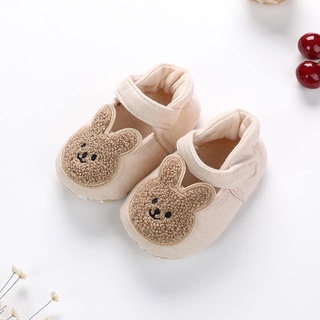 Giày Tập Đi Cho Bé Hình Gấu Thỏ Xinh Xắn Hàn Quốc