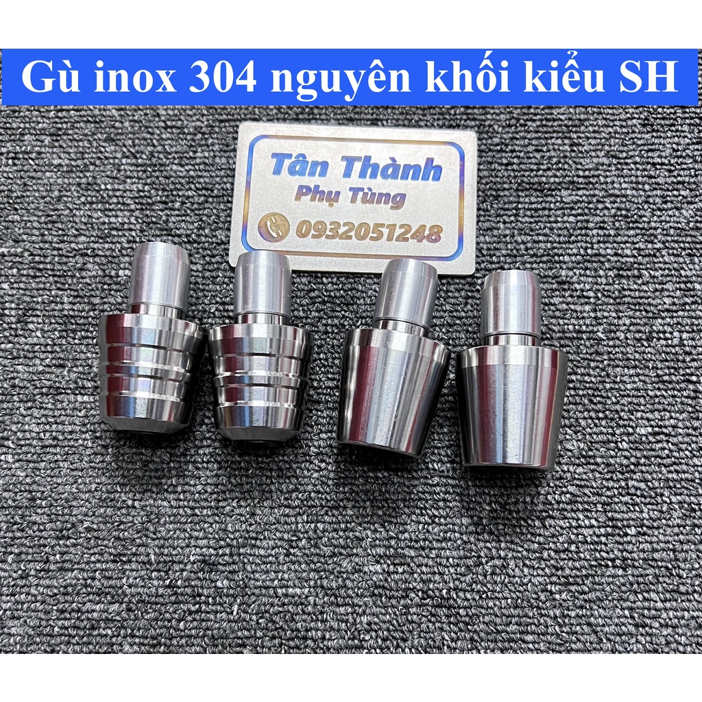 Gù Inox 304 nguyên khối kiểu SH gắn nhiều dòng xe | Shopee Việt Nam