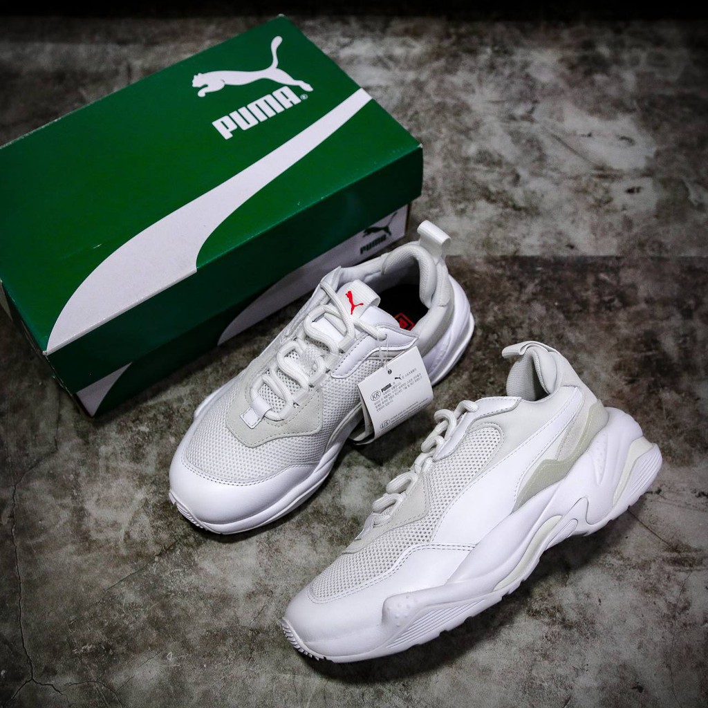 Giay Puma Thunder Chinh Hang 36751622 All White Shopee Vi t Nam