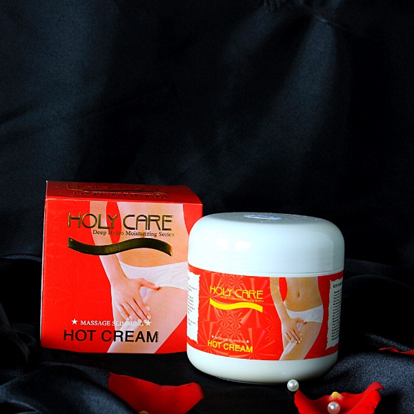 [Tặng kèm bông phấn]Kem tan mỡ cao gừng Hot Cream Holy Care 300g DATE 9/2026
