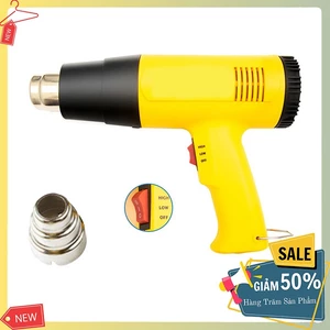 Máy khò nhiệt màng co 1800w thổi hơi nóng sấy nilong đóng hàng