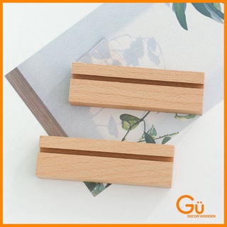 combo 3 Kệ cài ảnh lưu niệm, Đế gỗ đựng menu, Tranh ảnh / Danh thiếp cho văn phòng