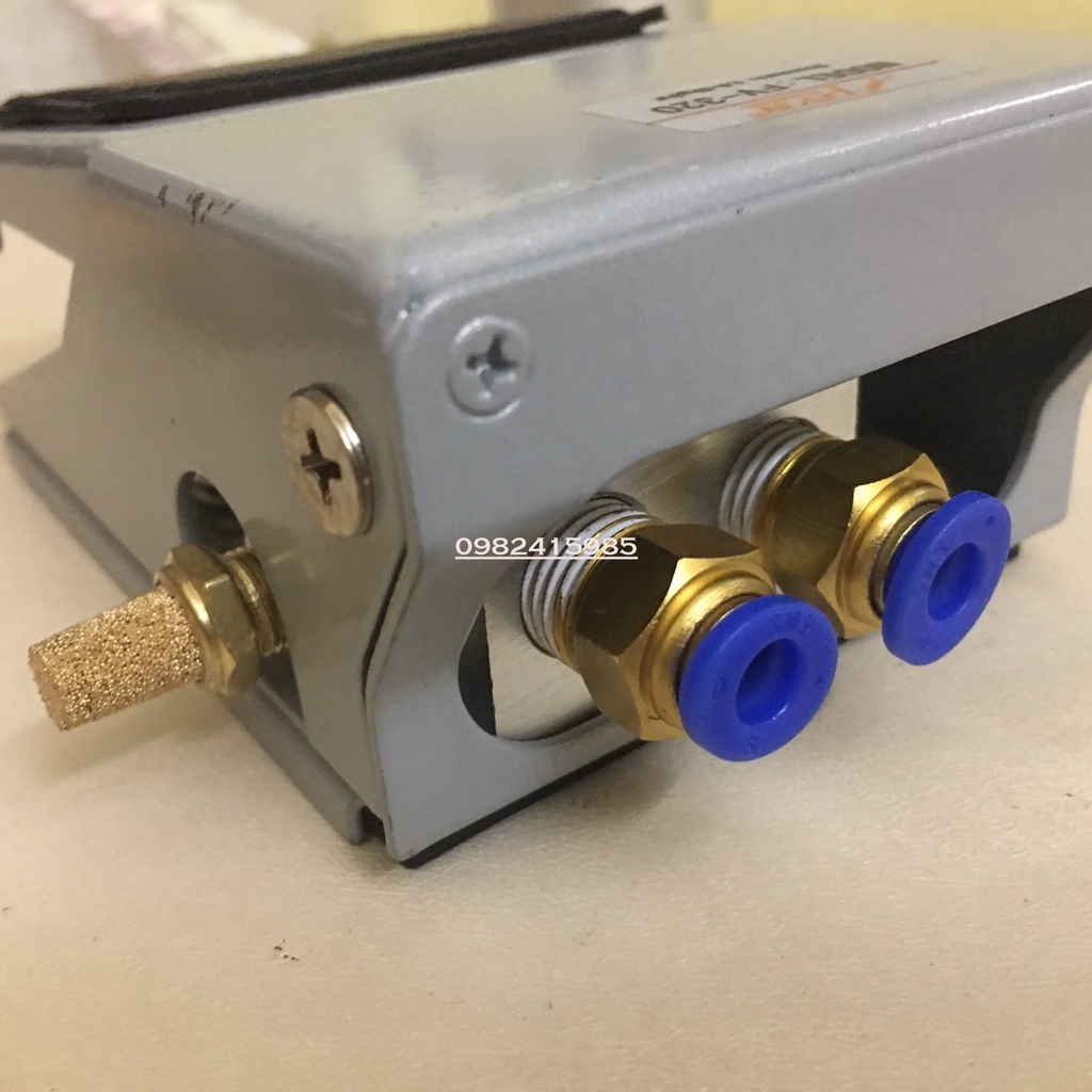 Bàn đạp chân khí nén FV320 (kiểu van 3/2 ren 13mm) | Shopee Việt Nam