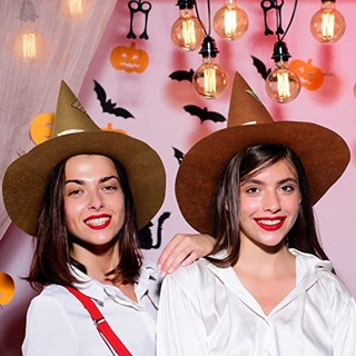 Ele Bù nhìn Mũ Scarecrow Trang Phục Phụ Kiện Hoa Hướng Dương Phù Thủy Mũ Người Lớn Nam Nữ Trẻ Em Cho Cosplay Dự Tiệc Halloween Chi Phí