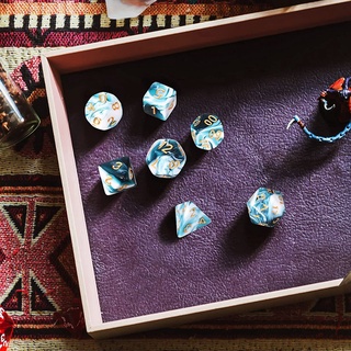 Bộ 7 Xí Ngầu Đa Diện Cho DND Pathfinder Playing RPG