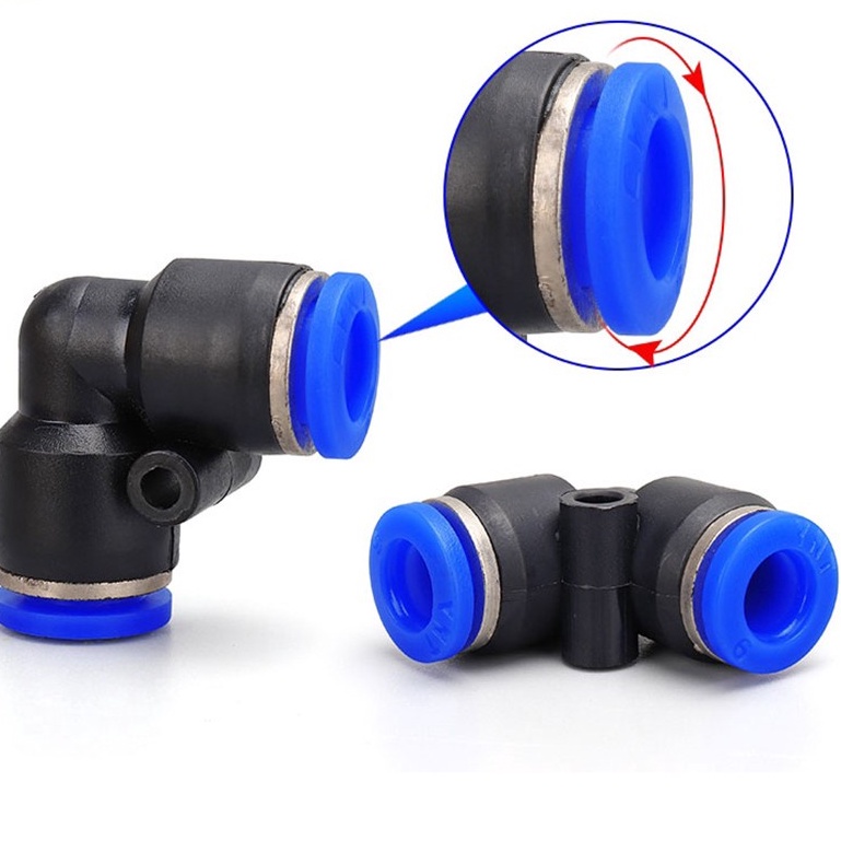 Co nối nhanh 8mm dùng cho hệ thống phun sương- Combo 20 cái