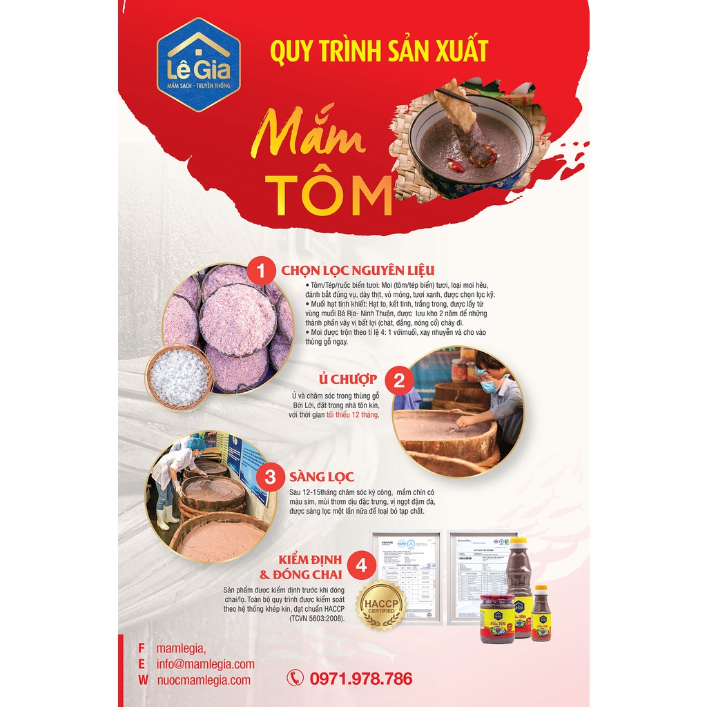 Ảnh Mắm tôm Lê Gia Thanh Hóa - chai nhựa pet 650ml 1