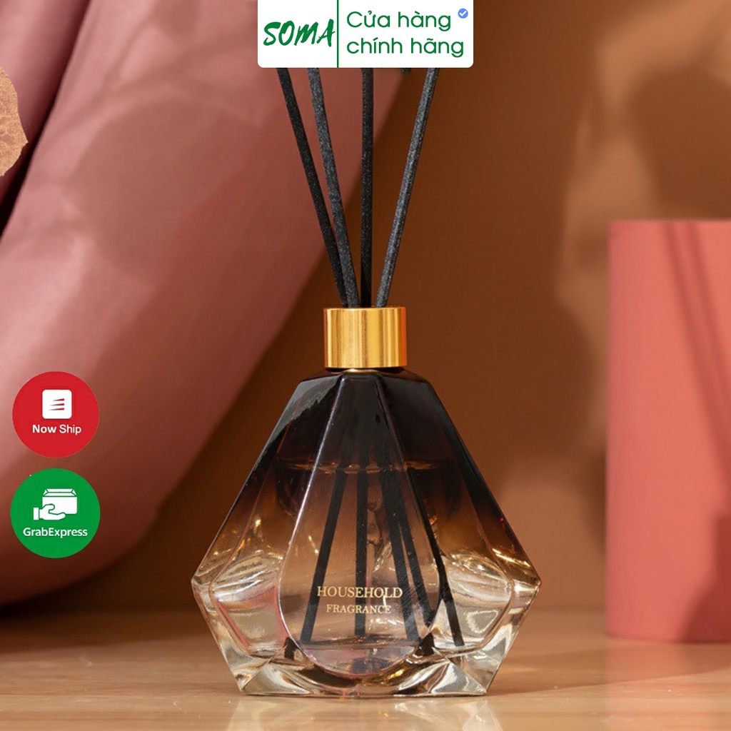 Tinh Dầu Thơm Phòng Lọ Khuếch Tán Nước Hoa Thơm Để Phòng Thiên Nhiên Tán Hương Diamond 100ML KT39