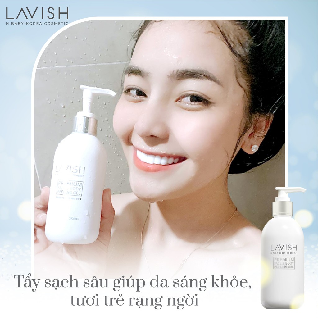 Ảnh TẨY TẾ BÀO DA MẶT VÀ TOÀN THÂN BỘT KIM CƯƠNG LAVISH H BABY 250ml 4