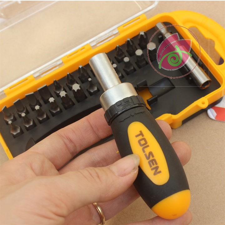 Bộ 26 Đầu Vít Các Loại Đa Năng Bits Set TOLSEN 20034 | Shopee Việt Nam