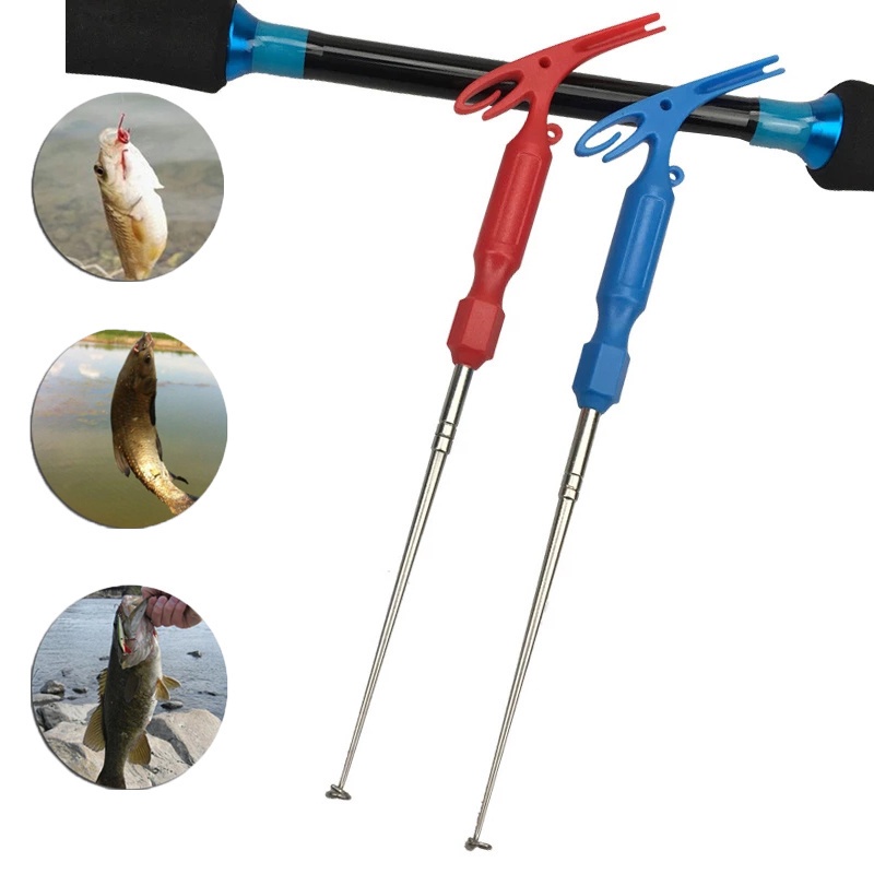 Dụng Cụ Gỡ Lưỡi Câu Cá / Móc Câu Bằng Thép Không Gỉ Màu Sắc Ngẫu Nhiên