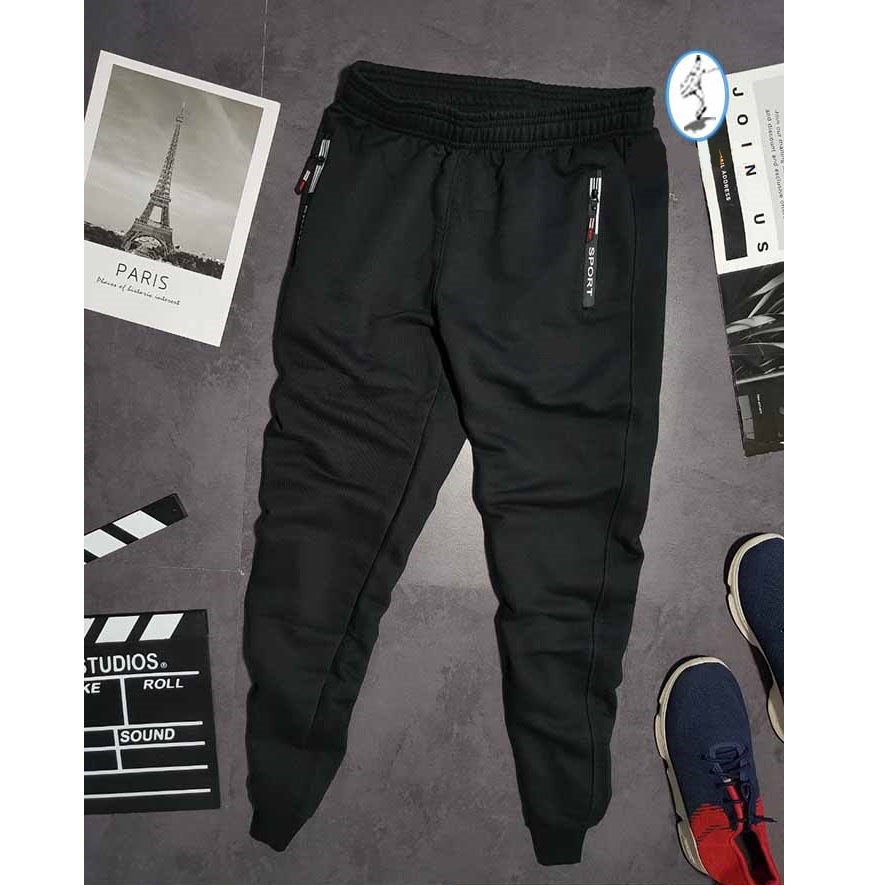 Jogger khóa kéo co giãn tốt cho cả nam và nữ