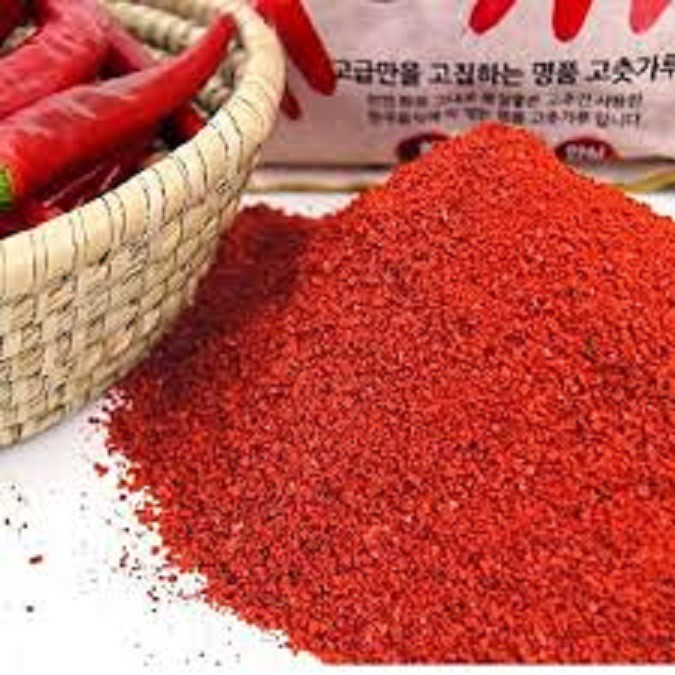 500g ớt bột hàn quốc dạng vảy làm kim chi loại ngon chia lẻ từ gói 1kg
