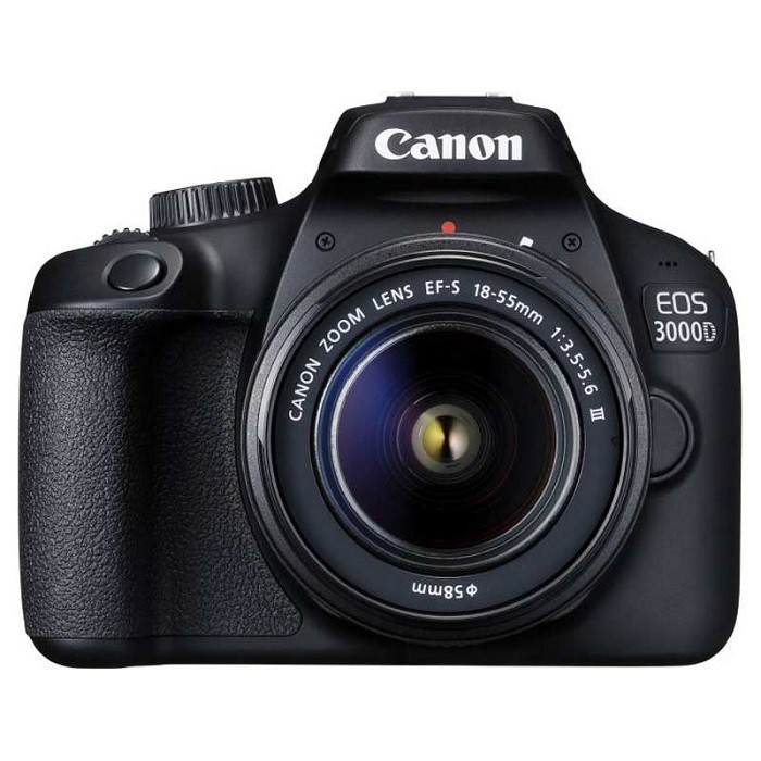 [Mã ELCL12 giảm 12% đơn 10TR] Máy ảnh Canon EOS 3000D + 18-55mm F3.5-5.6 III - Chính Hãng Lê Bảo Minh