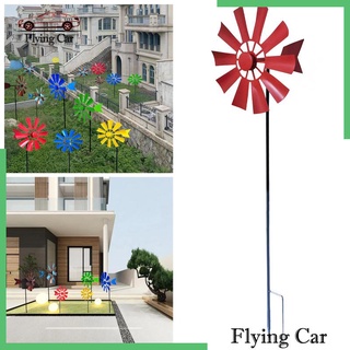 [Lzdjfmy2] Kim Loại Vườn Gió Cối Xay Gió Sân Ngoài Trời Bãi Cỏ Pinwheel Trang Trí