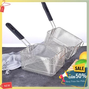 Rổ bếp chiên có độ chịu nhiệt cao, bền bỉ