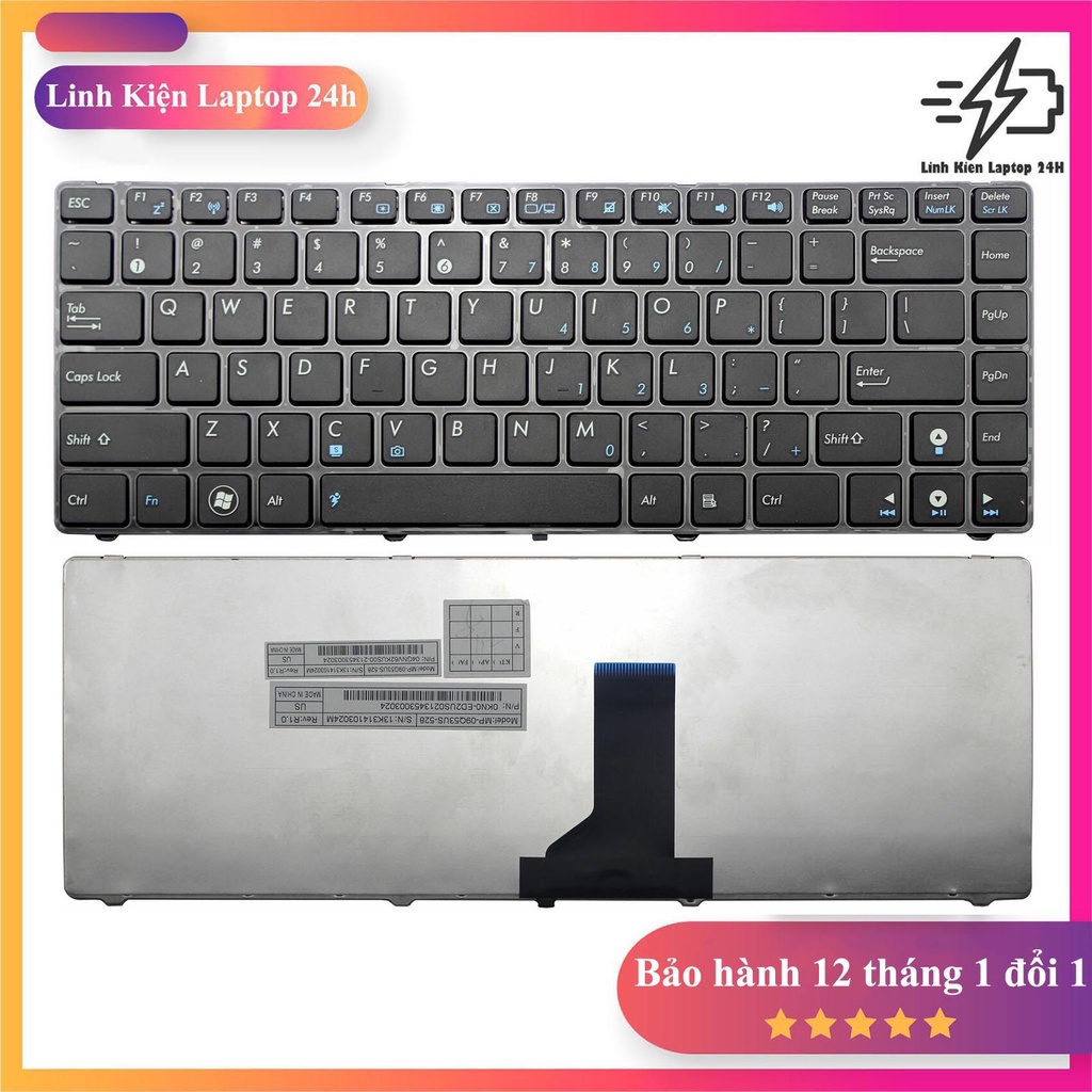 Bàn Phím Laptop ASUS A44H A44L X44C X43S X42J K42 K42D A42J A43S X84