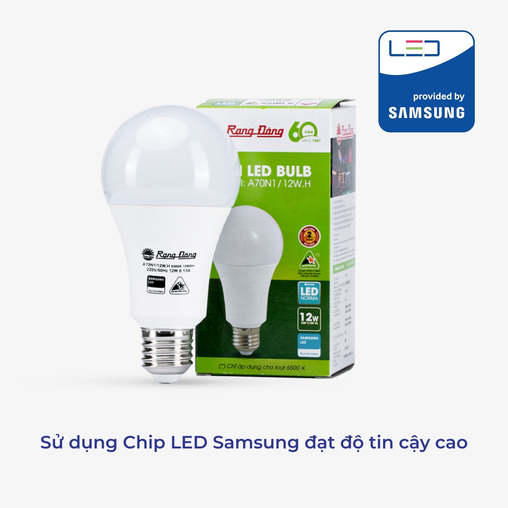 Ảnh Bóng đèn LED BULB 3W,5W,7W,9W,12W,15W,20W,30W Rạng Đông - SIÊU SÁNG - TIẾT KIỆM ĐIỆN ( BẢO HÀNH 24 THÁNG ) 2