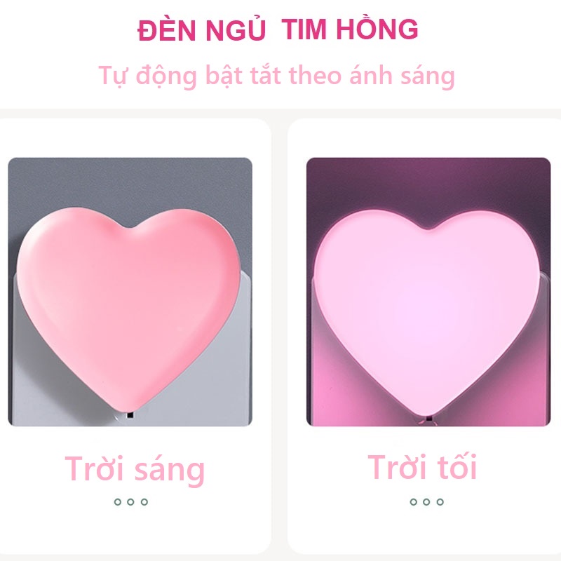 Đèn Ngủ Cảm Ứng Ánh Sáng Tiết Kiệm Điện Năng, Bóng Ngủ Decor Phòng Nhiều Mẫu Dễ Thương