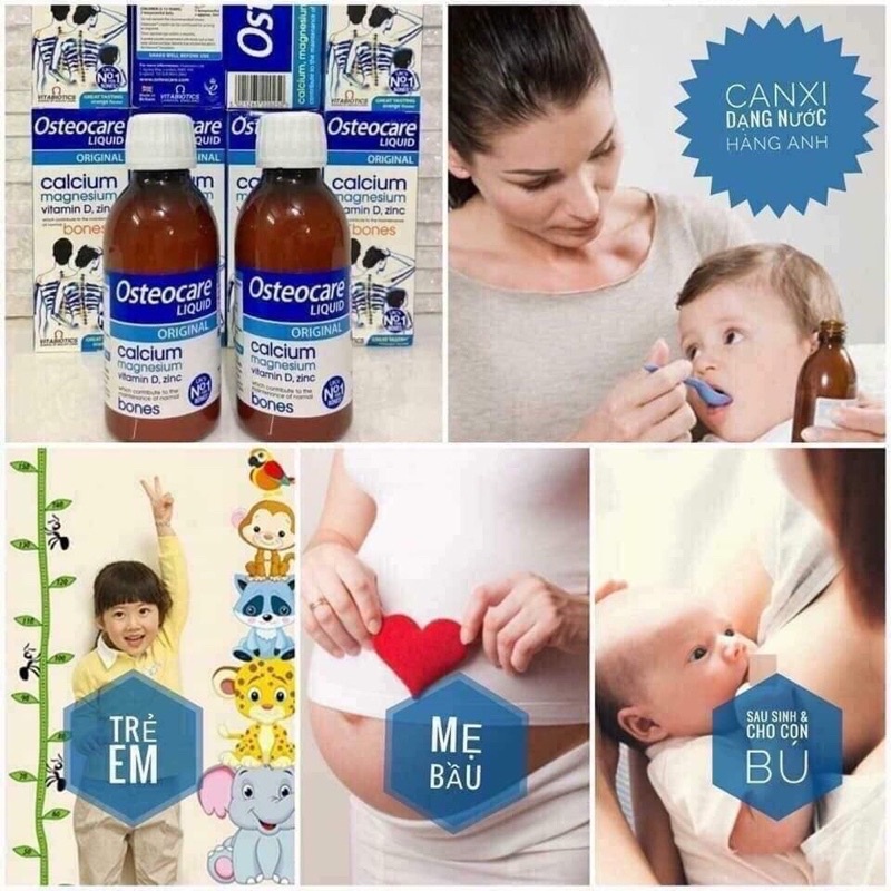 Canxi Osteocare Original Dạng Nước Của Anh 200ml