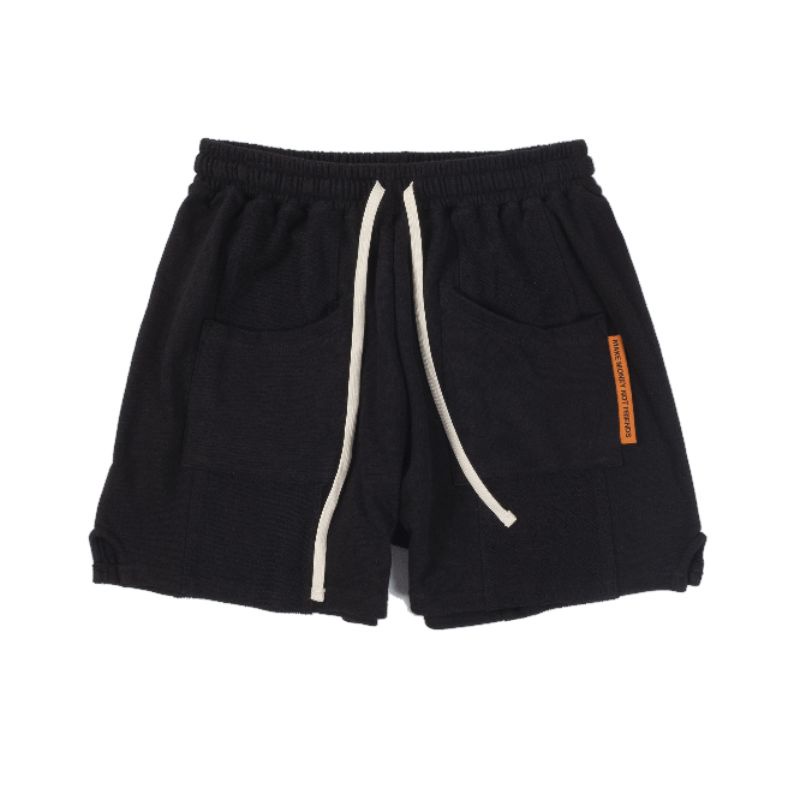 QUẦN SHORT TÚI TRƯỚC ĐEN KEM CHẤT LIỆU NỈ DA CÁ PHONG CÁCH UNISEX Shopee Việt Nam